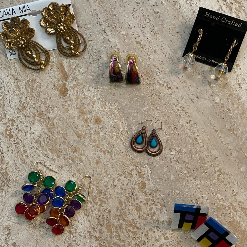 Handmade vintage earrings